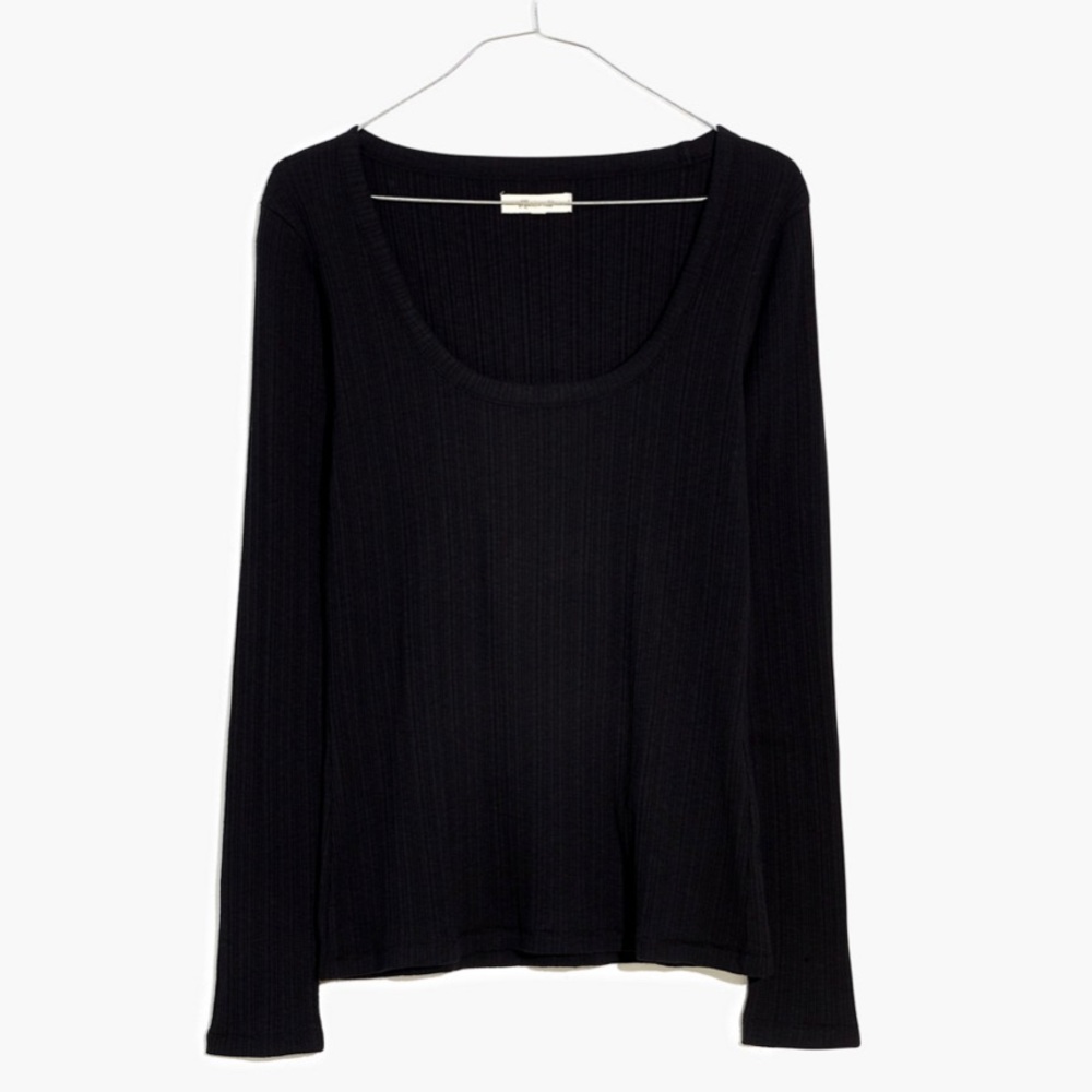 Madewell Scoop Neck Long Sleeve